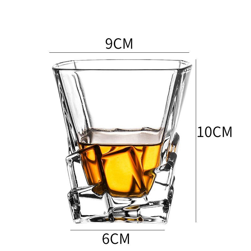 Bed Linen | Whiskey Glass Wine Glass Foreign Wine Glass Crystal Glass Octagonal Glass Thickened Bar Glass Set Beer Glass | casafoyer.myshopify.com