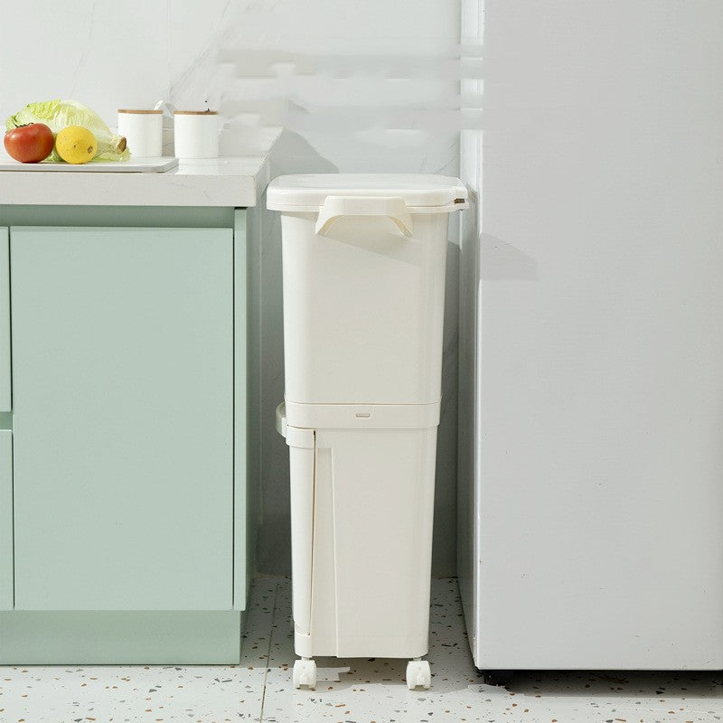 Organizers | CasaFoyer 42L Japanese Kitchen Trash Can Household | casafoyer.myshopify.com