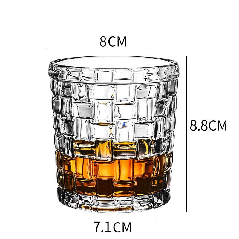 Bed Linen | Whiskey Glass Wine Glass Foreign Wine Glass Crystal Glass Octagonal Glass Thickened Bar Glass Set Beer Glass | casafoyer.myshopify.com