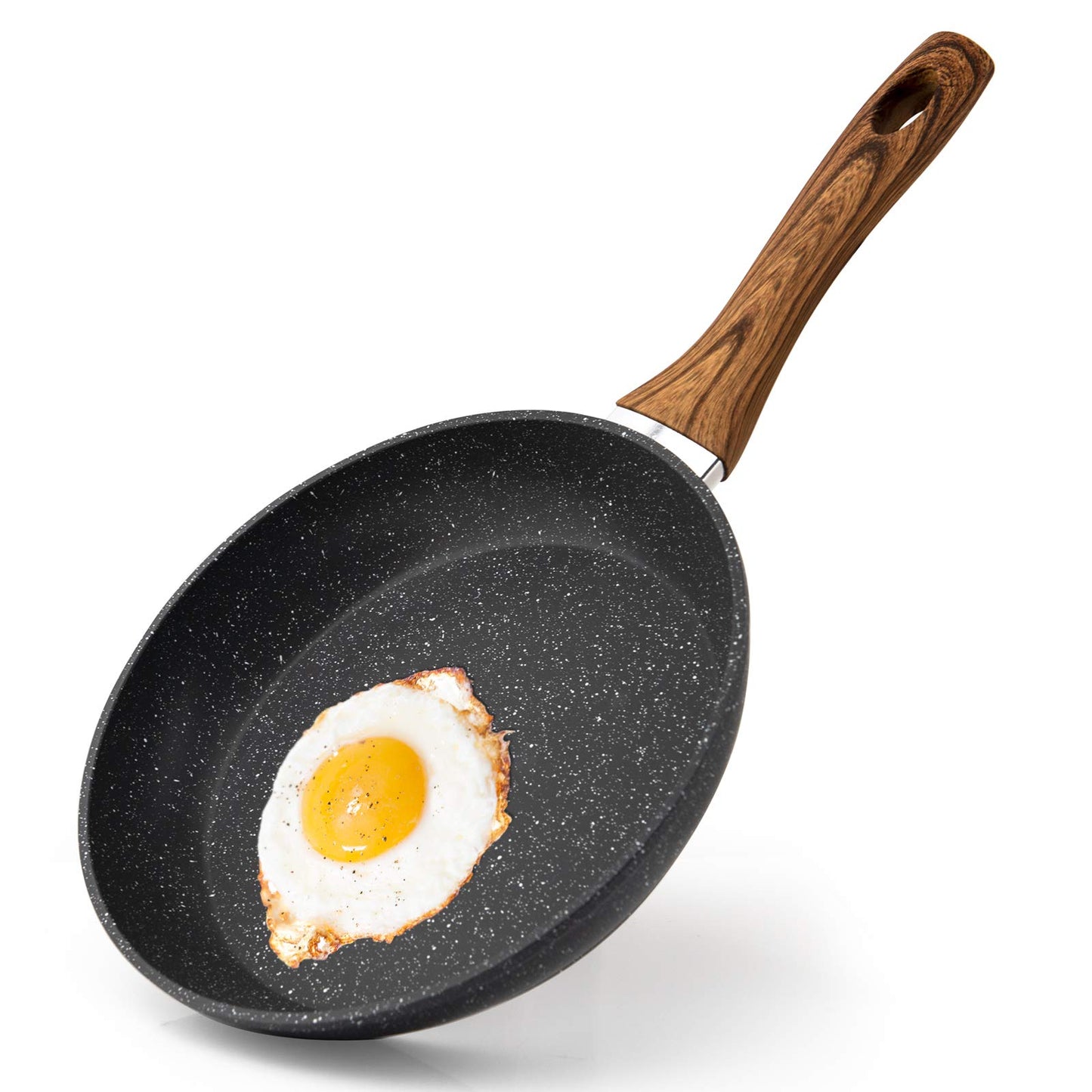 Cookware | CasaFoyer 8-Inch Non-Stick Egg Frying Pan with Induction Base - Ideal for Steak, Bacon, Hot-Dogs, and Burgers | casafoyer.myshopify.com