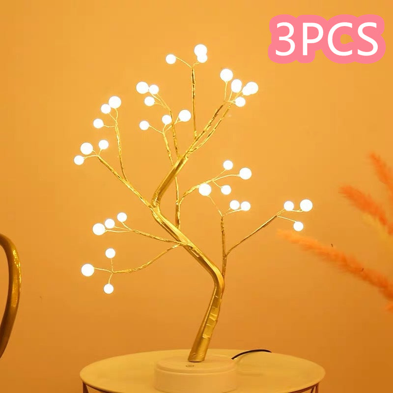 Decorative Light | CasaFoyer Led Copper Wire Light Bedroom Tree shape Light | casafoyer.myshopify.com