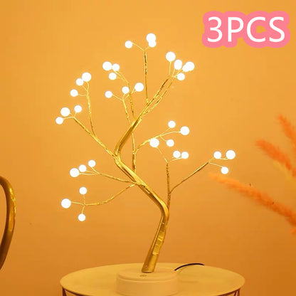 Decorative Light | CasaFoyer Led Copper Wire Light Bedroom Tree shape Light | casafoyer.myshopify.com