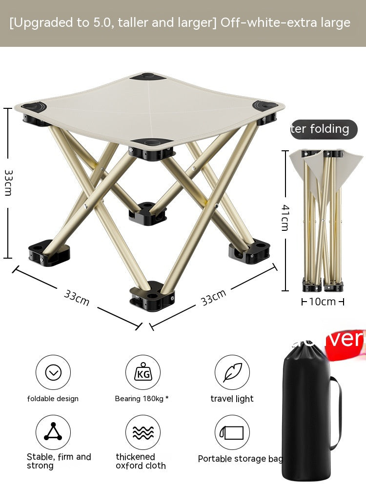 Stool | CasaFoyer Outdoor Maza Can Be Folding Stool Portable And Lightweight | casafoyer.myshopify.com