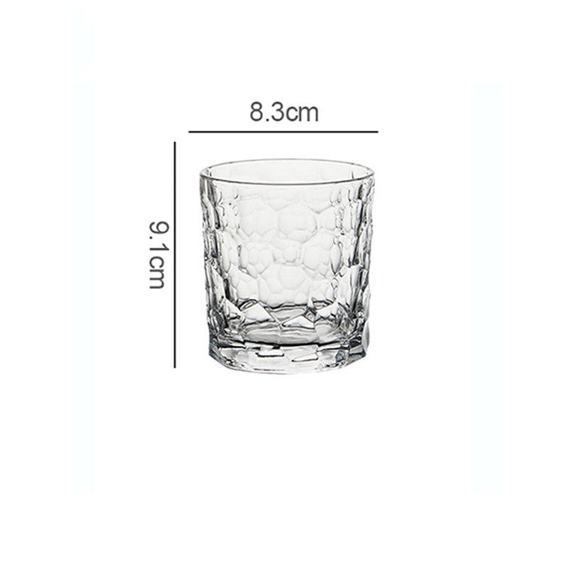 Whiskey Glass | CasaFoyer Ice Pattern Crystal Cocktail Glass | casafoyer.myshopify.com