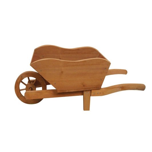 Gardening Outdoor | Casafoyer Wooden Wheelbarrow Planter | casafoyer.myshopify.com