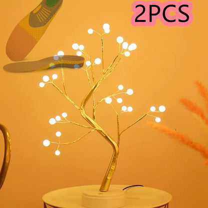 Decorative Light | CasaFoyer Led Copper Wire Light Bedroom Tree shape Light | casafoyer.myshopify.com