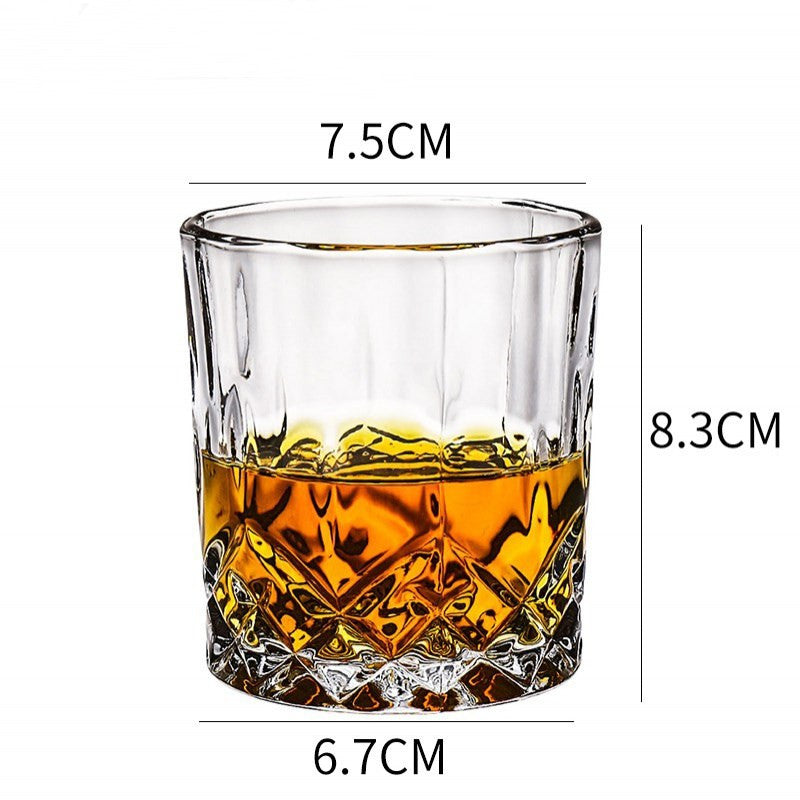 Bed Linen | Whiskey Glass Wine Glass Foreign Wine Glass Crystal Glass Octagonal Glass Thickened Bar Glass Set Beer Glass | casafoyer.myshopify.com