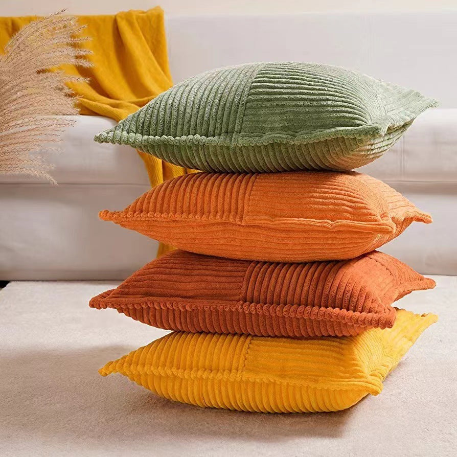 Pillow Cases | CasaFoyer Minimalistic Corduroy Flying Pillow Simple Cushion Cover | casafoyer.myshopify.com