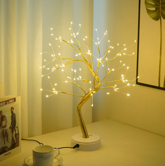 Decorative Light | CasaFoyer Led Copper Wire Light Bedroom Tree shape Light | casafoyer.myshopify.com