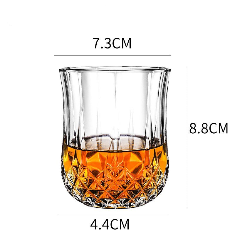 Bed Linen | Whiskey Glass Wine Glass Foreign Wine Glass Crystal Glass Octagonal Glass Thickened Bar Glass Set Beer Glass | casafoyer.myshopify.com