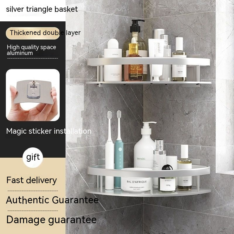 Bathroom Racks | CasaFoyer Bathroom Punch Free Storage Rack Household | casafoyer.myshopify.com