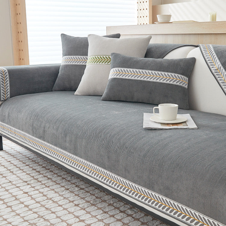 Pillows | CasaFoyer Fashion Simple Chenille Non-slip Sofa Cushion | casafoyer.myshopify.com
