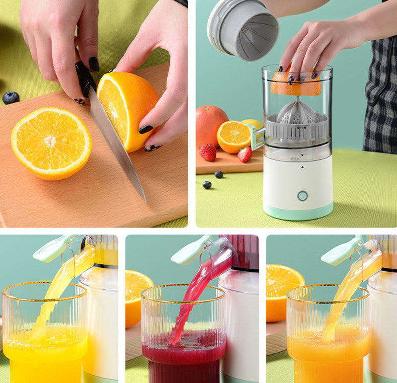 Electric Juicer | CasaFoyer Portable USB Mini Electric Rechargeable Juicer Mixer Extractors | White | casafoyer.myshopify.com