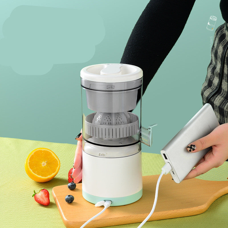 Electric Juicer | CasaFoyer Portable USB Mini Electric Rechargeable Juicer Mixer Extractors | White | casafoyer.myshopify.com