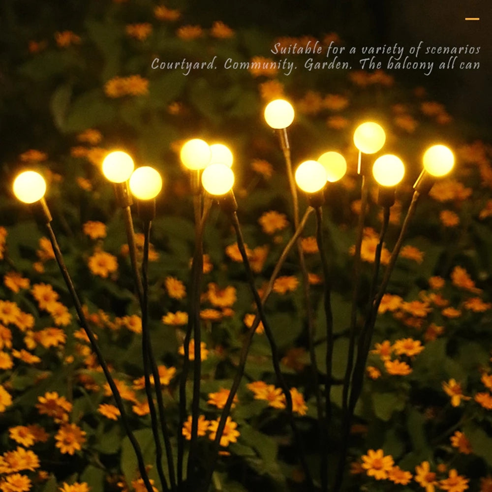 Garden Lightning | CasaFoyer Outdoor Garden Decoration Lawn Firefly Solar LED Lights | casafoyer.myshopify.com