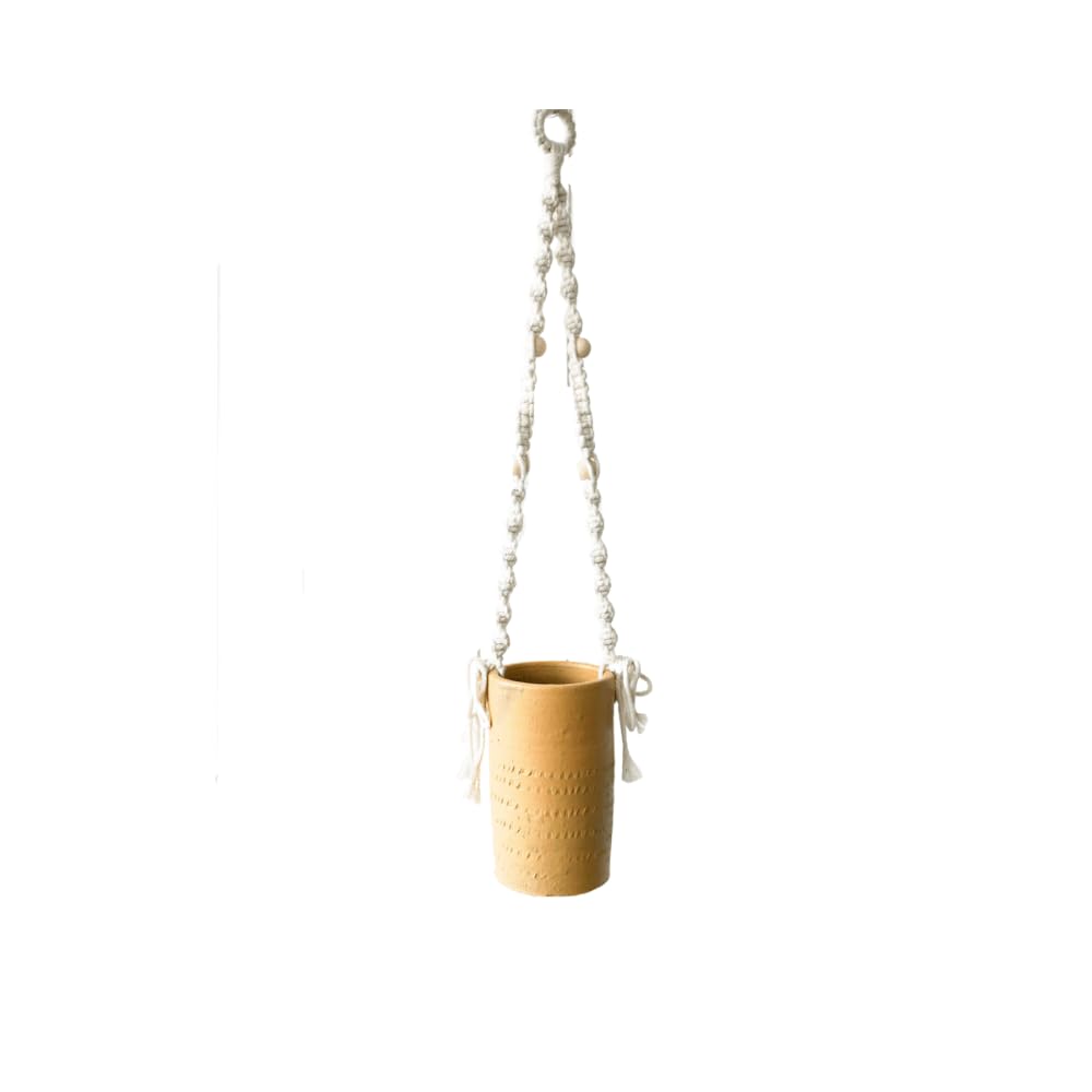 Hanging Planters | Casafoyer Rayell Wholesale Terracotta Hanging Planters - Trendy Colors & Styles - Handcrafted Look - Indoor Use - 10x18.5x10 cm - Min Order 2 | casafoyer.myshopify.com