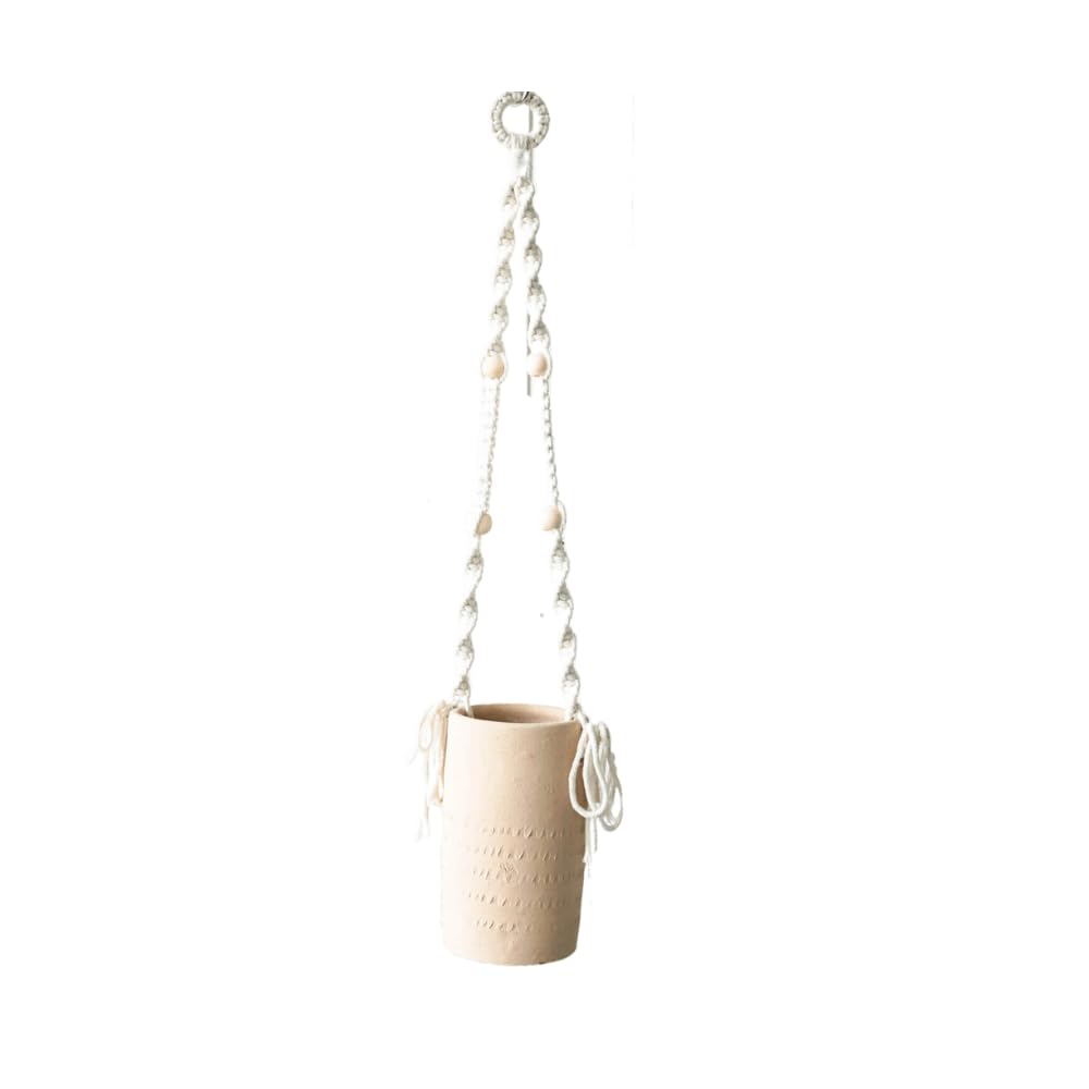 Planters | Casafoyer Wholesale Terracotta Hanging Planters - Trendy Colors & Styles - Handcrafted Look Finish - Indoor Use - 10x18.5x10 cm - Minimum Order: 2 | casafoyer.myshopify.com