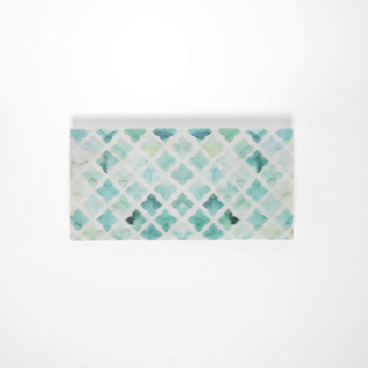 Wall Crosses, Kitchen & Dining Features | Marble Travel-Inspired Printed Tray Mesmerizing Design - Vibrant Colors - Functional & Stylish - Multiple Sizes - Blue - 40x20x3cm | casafoyer.myshopify.com