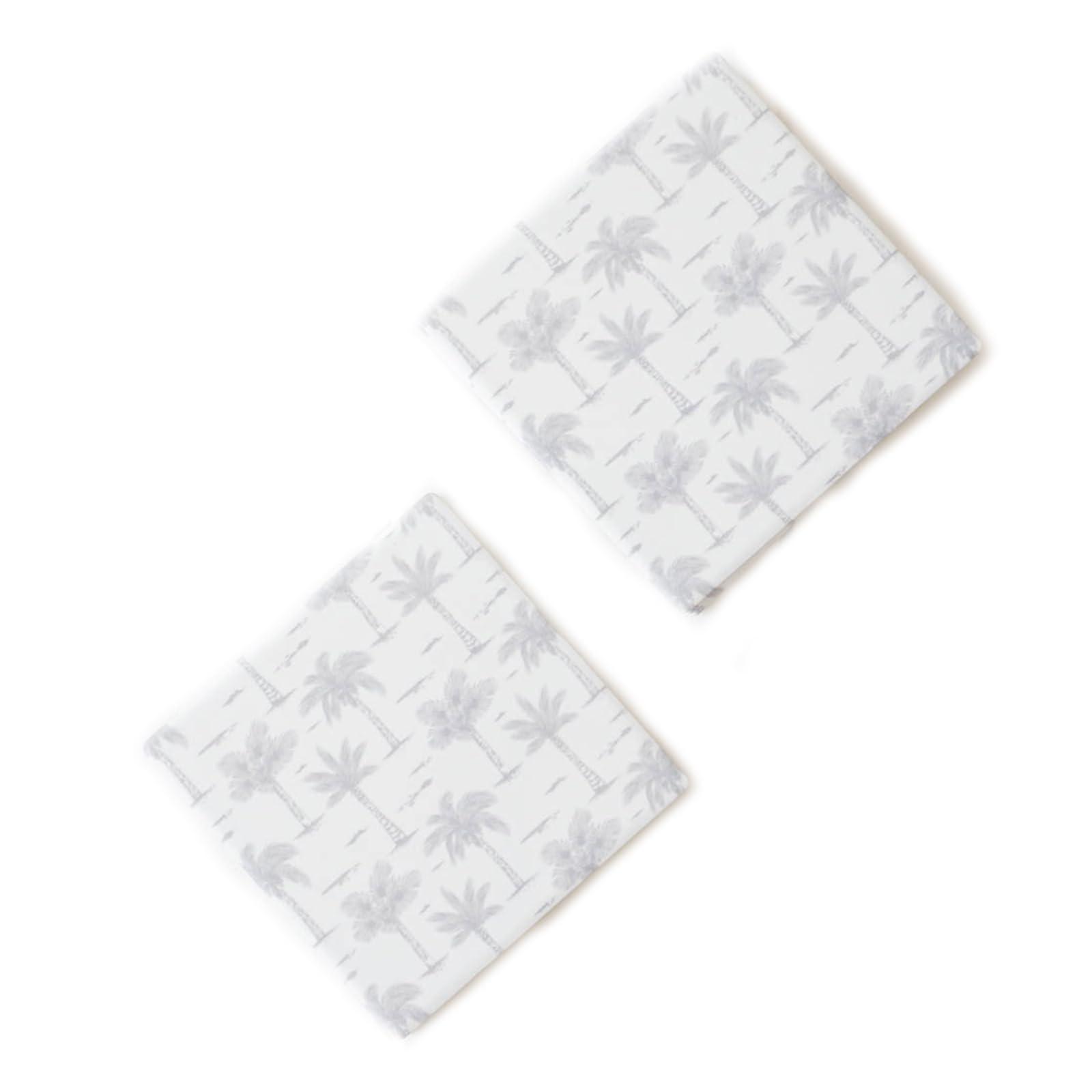 Coasters | Elegant Ceramic Coasters - Mix & Match Designs - Set of 4 - Perfect for Table & Counter Tops - Paradise's Palms - Grey | casafoyer.myshopify.com