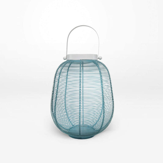 Decorative Candle Lanterns, Kitchen & Dining Features | Customizable Lantern Collection - Radiant Glow - Mix & Match Options - Personalize Your Ambiance - Aqua - 24x28x24cm | casafoyer.myshopify.com