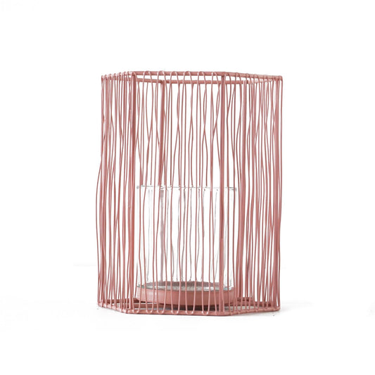Votive Candles, Kitchen & Dining Features | Metal Large Decorative Votive - Variety of Shapes & Sizes - 5 Vibrant Colors - Enhance Any Space - (W) 10cm x (H) 12cm x (D) 9cm | casafoyer.myshopify.com