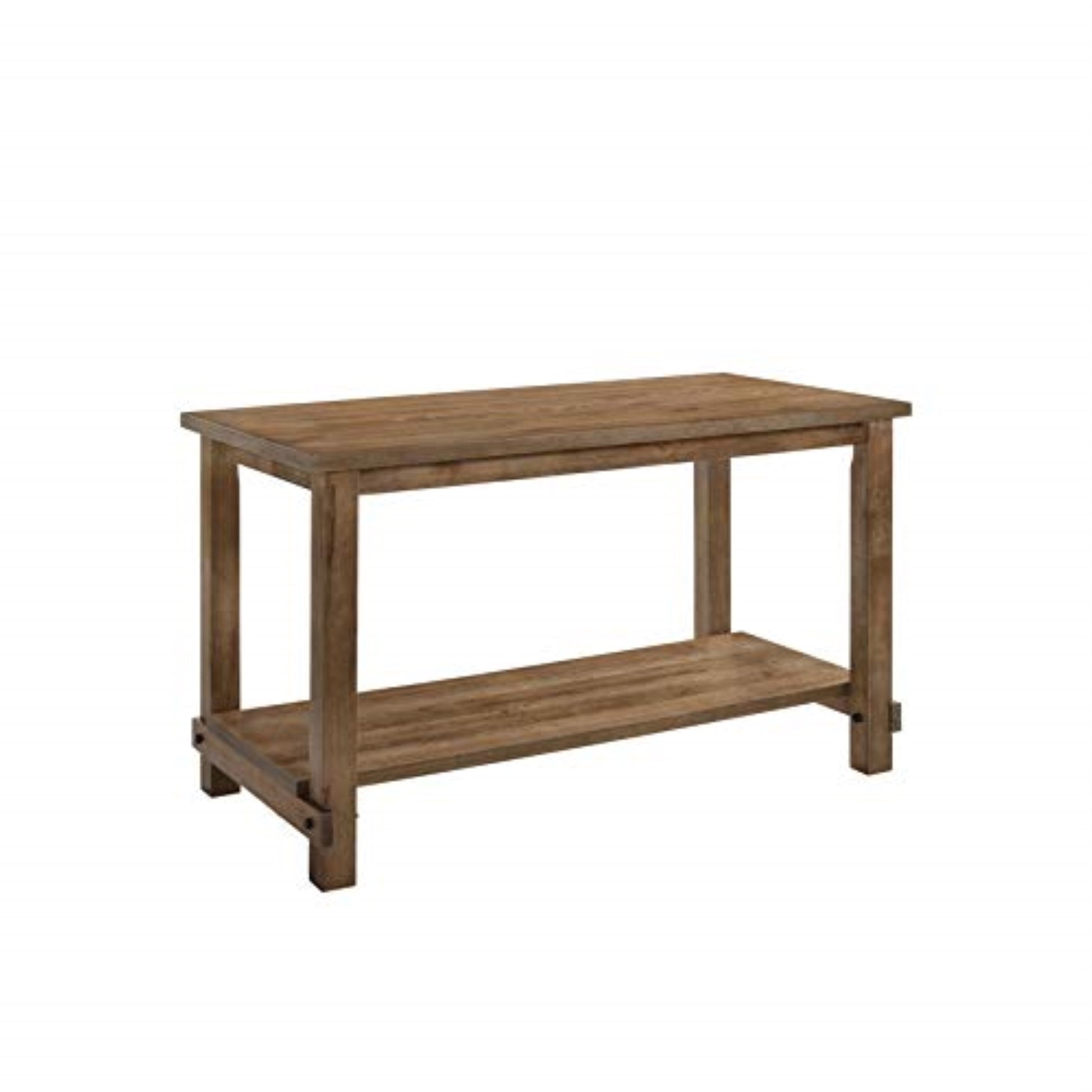 CasaFoyer Martha II Counter Height Table - Rectangular Wood Top, Lower Shelf, Classic Style - Perfect for Everyday Meals and Family Gatherings