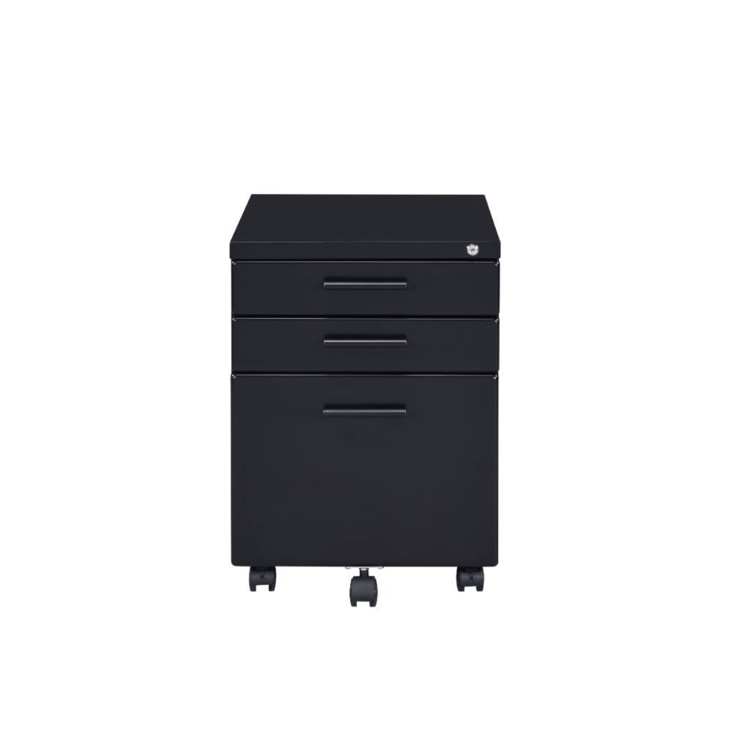 CasaFoyer Peden File Cabinet - Securely Store Documents with 3 Spacious Drawers & Casters for Easy Mobility