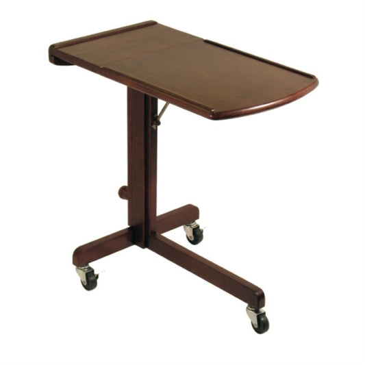 CasaFoyer "Versatile Home Cart with Adjustable Height and Angle | Walnut Finish | Easy Mobility | Solid Wood Construction | Assembly Required | 24.8" W x 16.93" D x 36.42" H | 14.33 lbs"