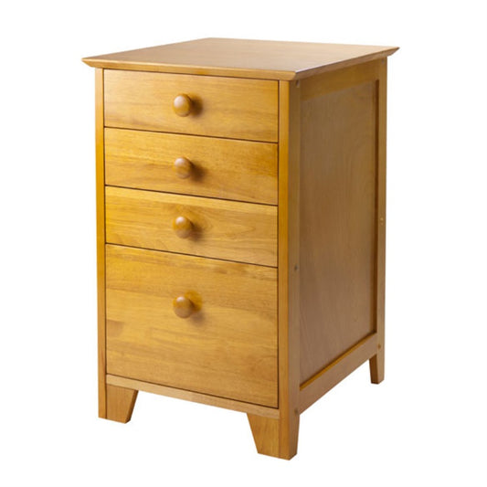 CasaFoyer Wood Studio Home File Cabinet - Durable & Timeless Design, Ample Storage for Files & Office Essentials, Legal & Letter Size, Solid Wood & Composite, Honey Finish.