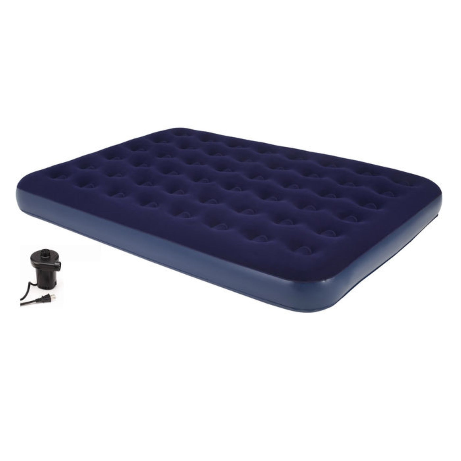 CasaFoyer Second Avenue Collection Classic Full Air Mattress with Electric Air Pump - Instant Bedding Solution, Stain-Resistant, Waterproof, Easy to Clean, Durable & Comfortable