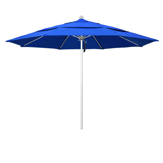 CasaFoyer 11' Commercial Grade Umbrella with Sturdy Aluminum Frame, Fiberglass Ribs, and Pulley Lift System - 3-Year Warranty, Ideal for Residential and Commercial Use