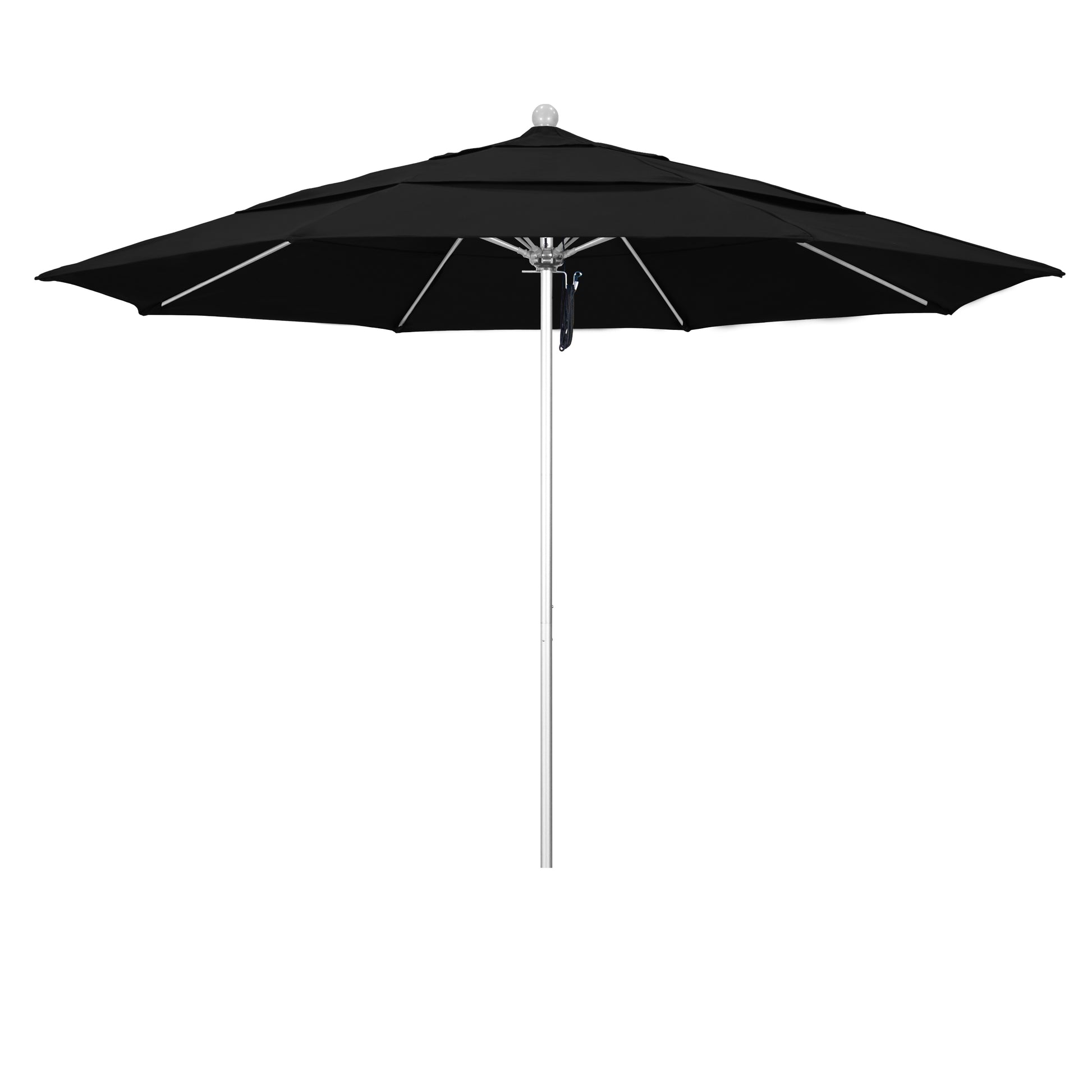 CasaFoyer 11' Commercial-Grade Patio Umbrella | Sturdy Aluminum Frame | Fiberglass Ribs | Pulley Lift System | 3-Year Warranty | Ideal for Residential & Commercial Use