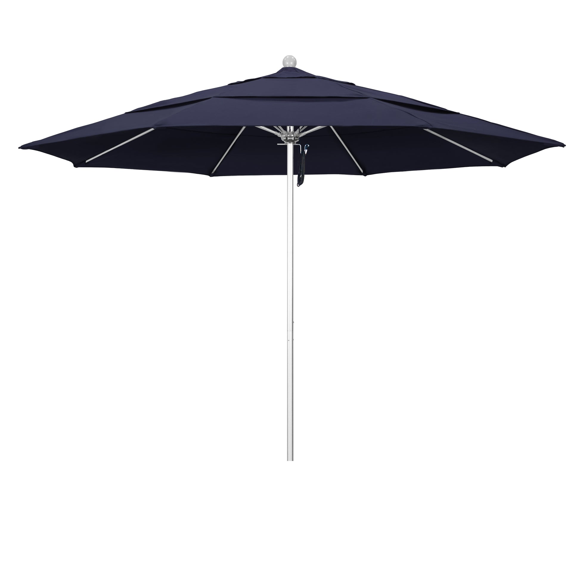 CasaFoyer 11' Commercial-Grade Patio Umbrella | Heavy-Duty Aluminum Frame | Fiberglass Ribs | Pulley Lift System | 3-Year Warranty | Sunbrella Fabric