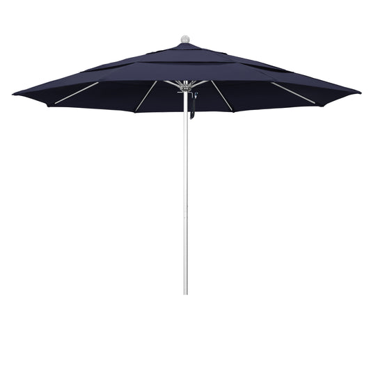 CasaFoyer 11' Commercial-Grade Patio Umbrella | Heavy-Duty Aluminum Frame | Fiberglass Ribs | Pulley Lift System | 3-Year Warranty | Sunbrella Fabric
