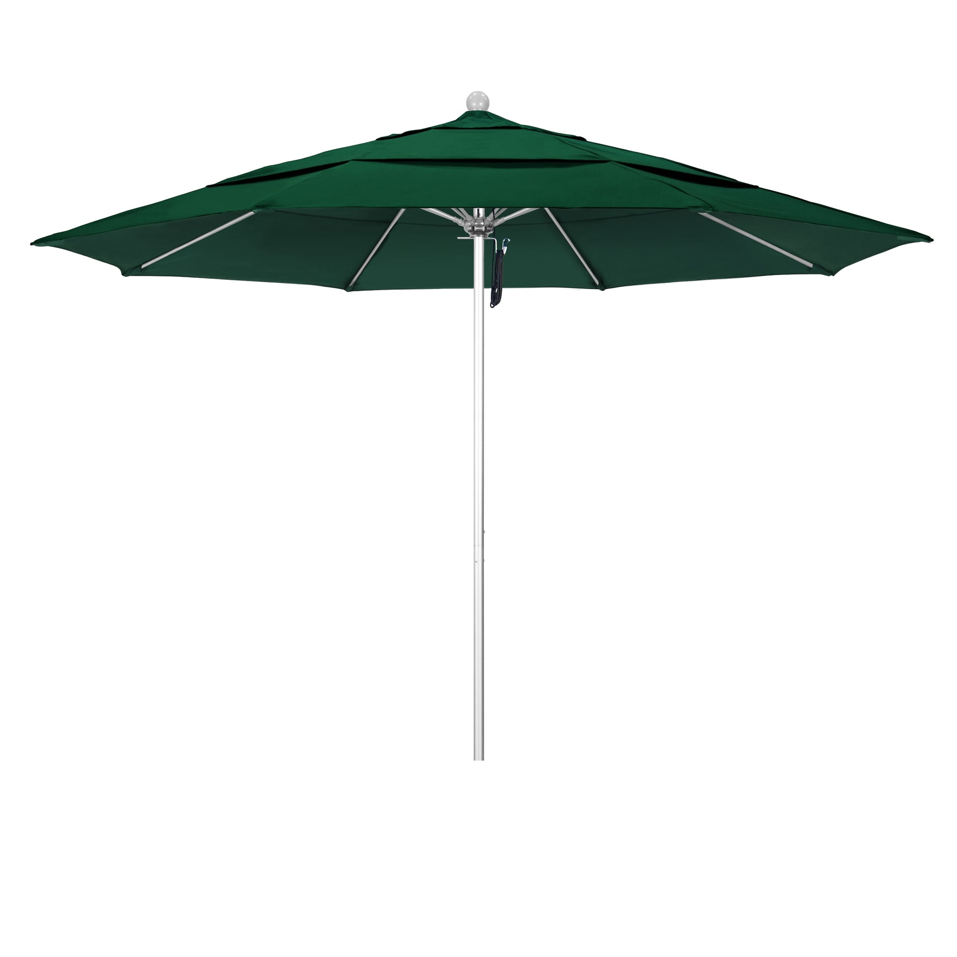 CasaFoyer 11' Commercial Grade Patio Umbrella | Durable Aluminum Frame | Fiberglass Ribs | Pulley Lift System | 3-Year Warranty | Ideal for Residential & Commercial Use