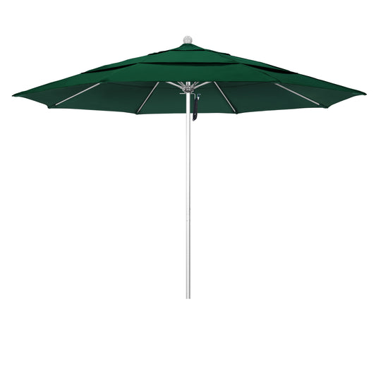 CasaFoyer 11' Commercial Grade Patio Umbrella | Durable Aluminum Frame | Fiberglass Ribs | Pulley Lift System | 3-Year Warranty | Ideal for Residential & Commercial Use