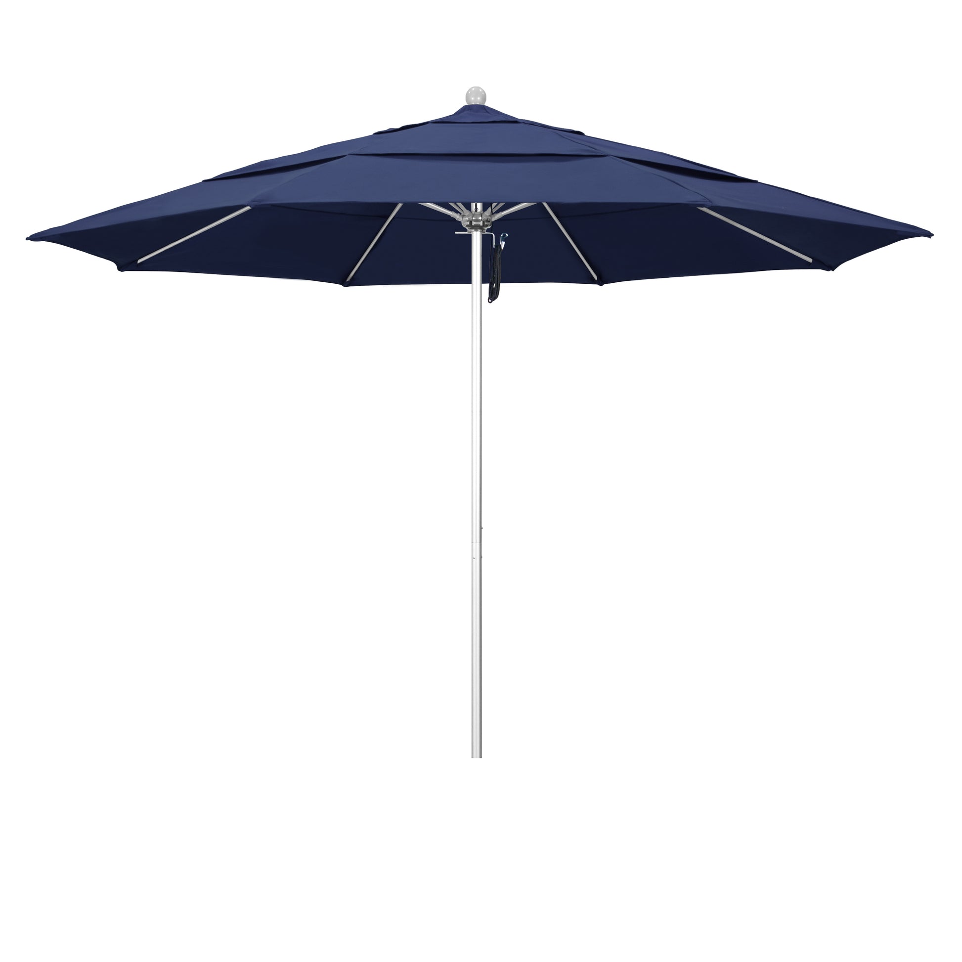 CasaFoyer 11' Commercial Grade Patio Umbrella | Sturdy Aluminum Frame | Fiberglass Ribs | Pulley Lift System | 3-Year Warranty | Ideal for Residential & Commercial Use