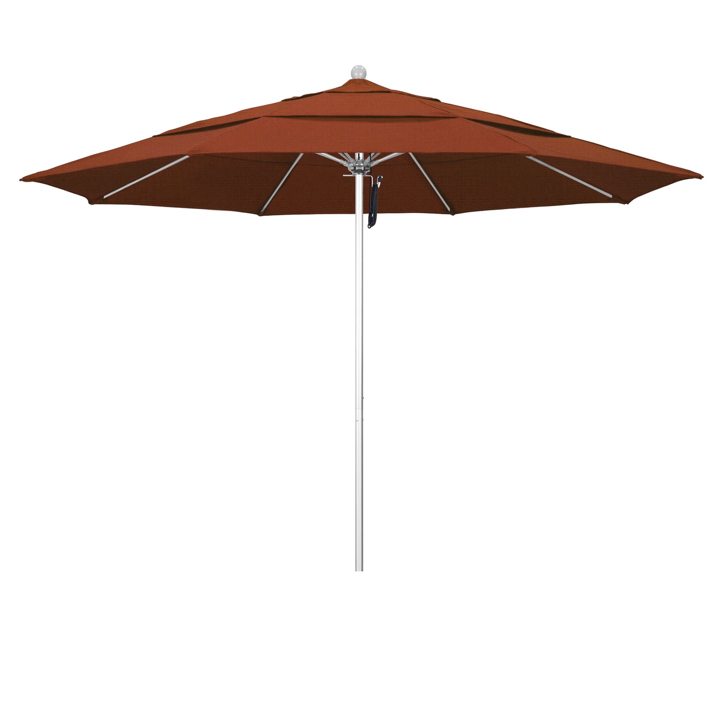 CasaFoyer 11' Commercial-Grade Umbrella | Sturdy Aluminum Frame | Fiberglass Ribs | Pulley Lift System | 3-Year Warranty | Ideal for Residential & Commercial Use