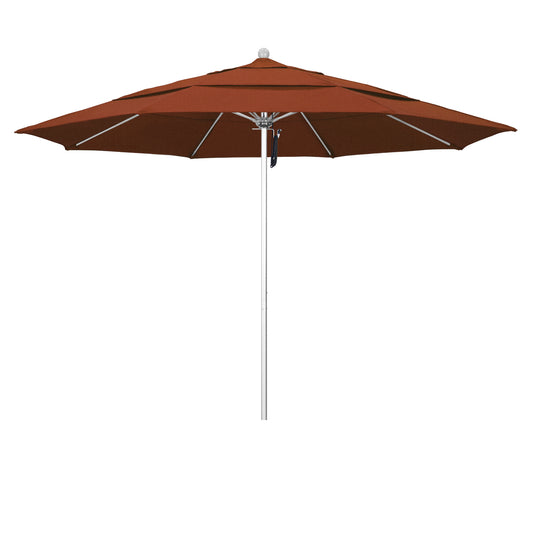 CasaFoyer 11' Commercial-Grade Umbrella | Sturdy Aluminum Frame | Fiberglass Ribs | Pulley Lift System | 3-Year Warranty | Ideal for Residential & Commercial Use
