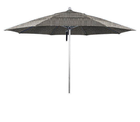 CasaFoyer 11' Heavy-Duty Commercial Patio Umbrella | Robust Aluminum Frame | Fiberglass Ribs | Pulley Lift System | 3-Year Warranty