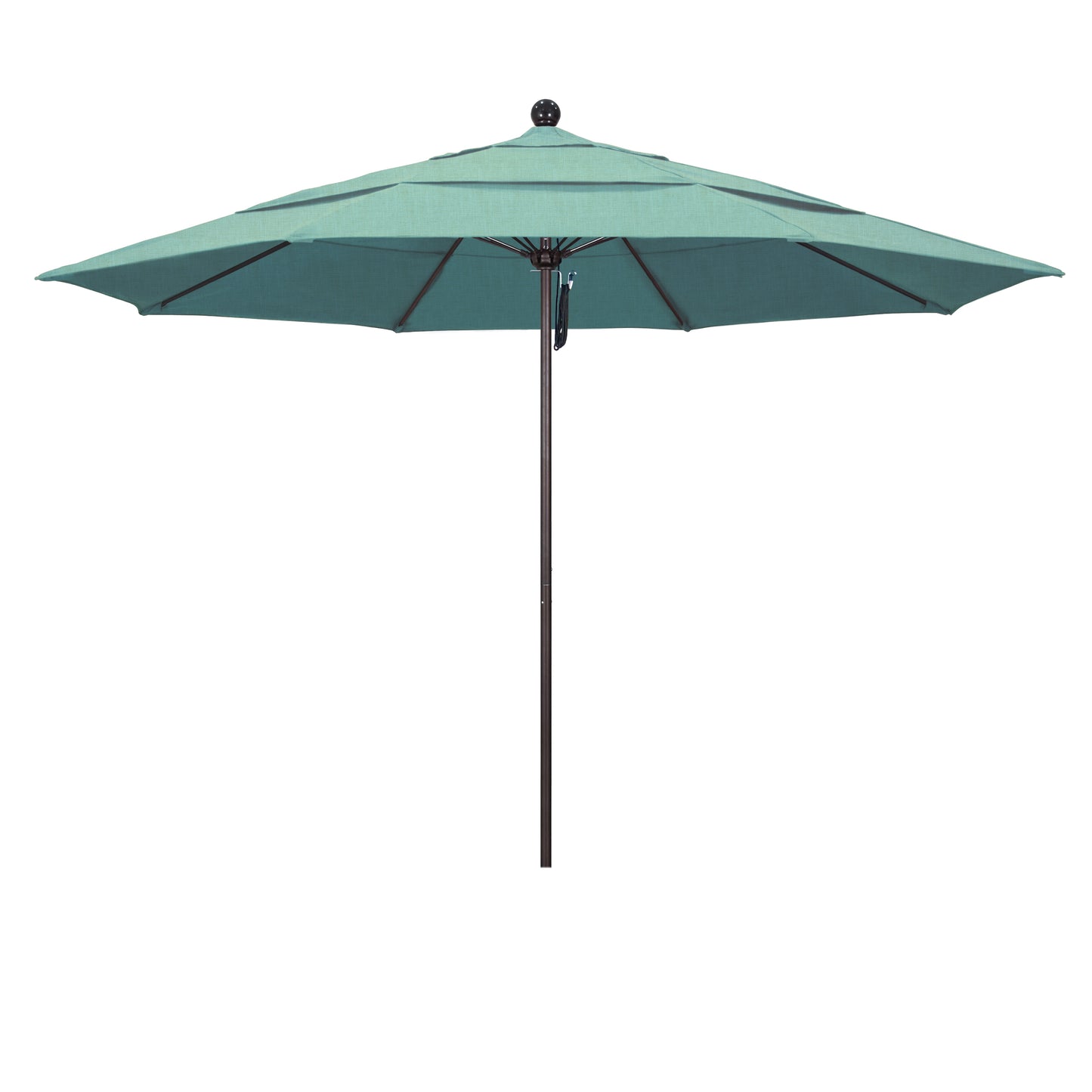 CasaFoyer 11' Commercial-Grade Patio Umbrella | Sturdy Aluminum Frame | Fiberglass Ribs | Pulley Lift System | 3-Year Warranty | Durable & Functional
