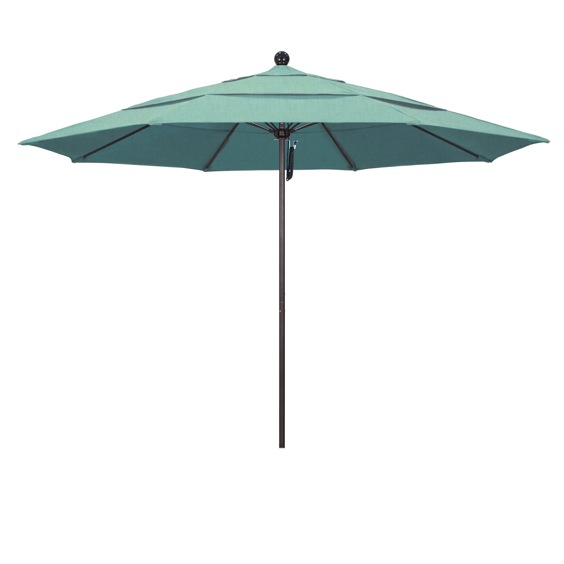 CasaFoyer 11' Commercial-Grade Patio Umbrella | Sturdy Aluminum Frame | Fiberglass Ribs | Pulley Lift System | 3-Year Warranty | Durable & Functional