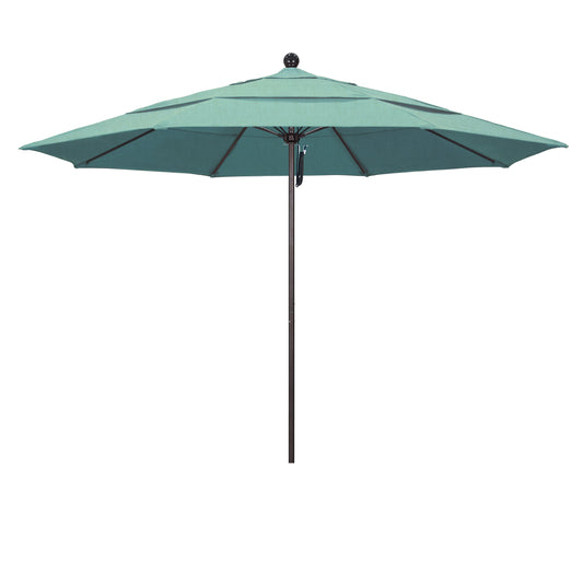 CasaFoyer 11' Commercial-Grade Patio Umbrella | Sturdy Aluminum Frame | Fiberglass Ribs | Pulley Lift System | 3-Year Warranty | Durable & Functional