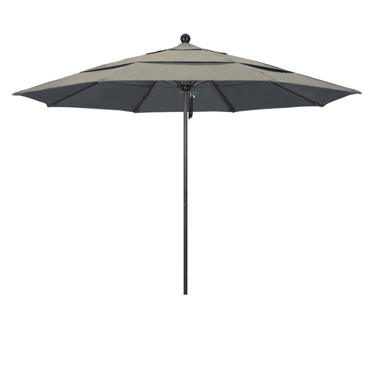 CasaFoyer 11' Commercial-Grade Patio Umbrella | Heavy-Duty Aluminum Frame | Fiberglass Ribs | Pulley Lift System | 3-Year Warranty