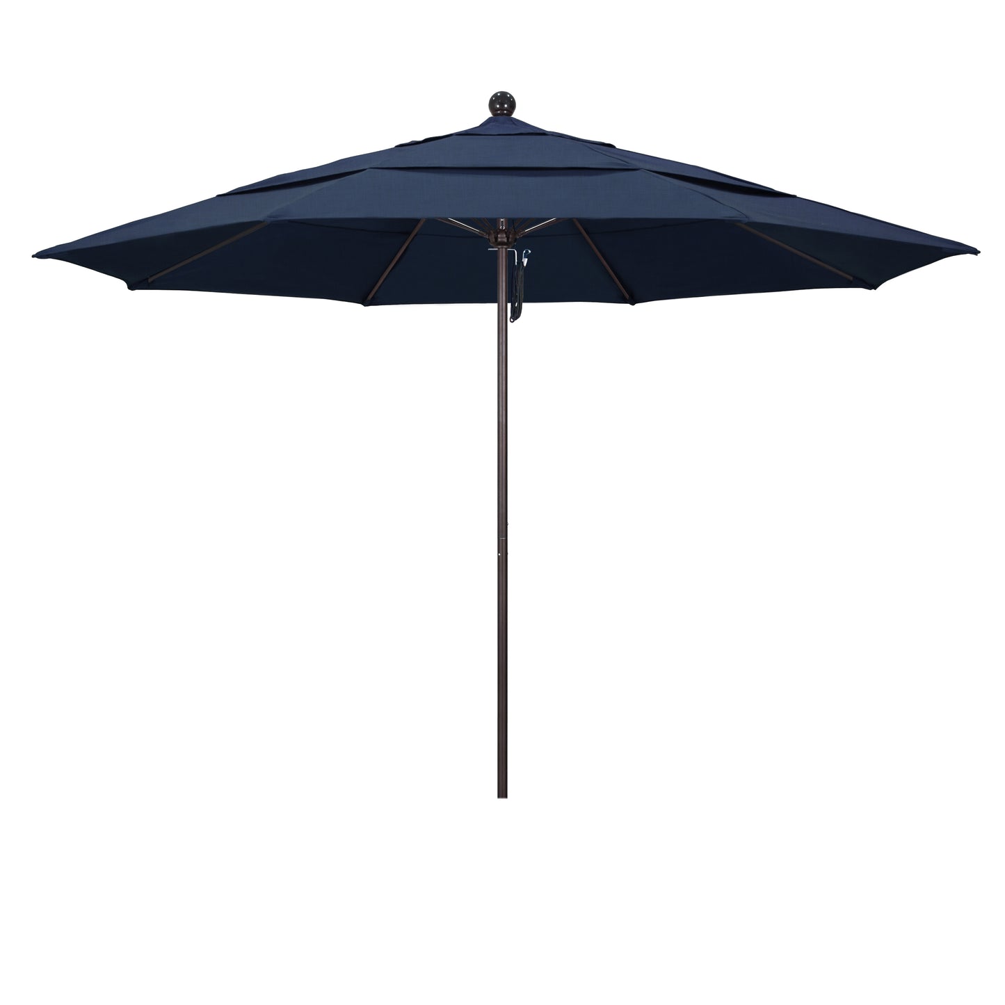 CasaFoyer 11' Commercial Grade Patio Umbrella | Heavy-Duty Construction | Aluminum Frame | Fiberglass Ribs | Pulley Lift System | 3-Year Warranty
