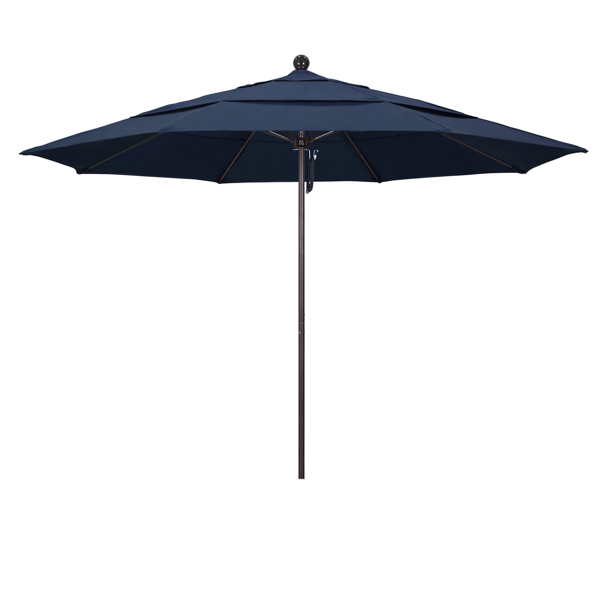 CasaFoyer 11' Commercial Grade Patio Umbrella | Heavy-Duty Construction | Aluminum Frame | Fiberglass Ribs | Pulley Lift System | 3-Year Warranty
