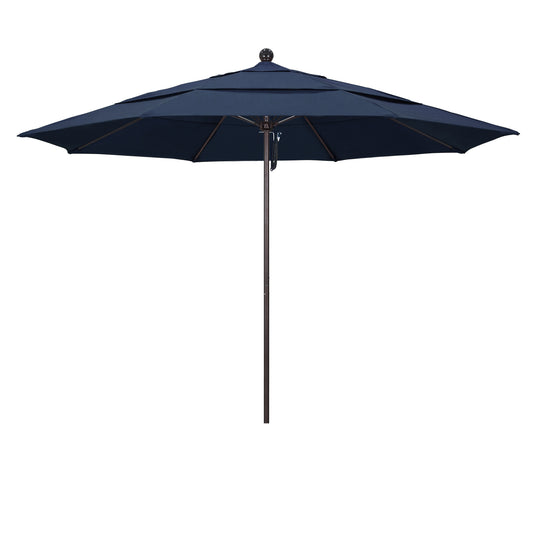 CasaFoyer 11' Commercial Grade Patio Umbrella | Heavy-Duty Construction | Aluminum Frame | Fiberglass Ribs | Pulley Lift System | 3-Year Warranty