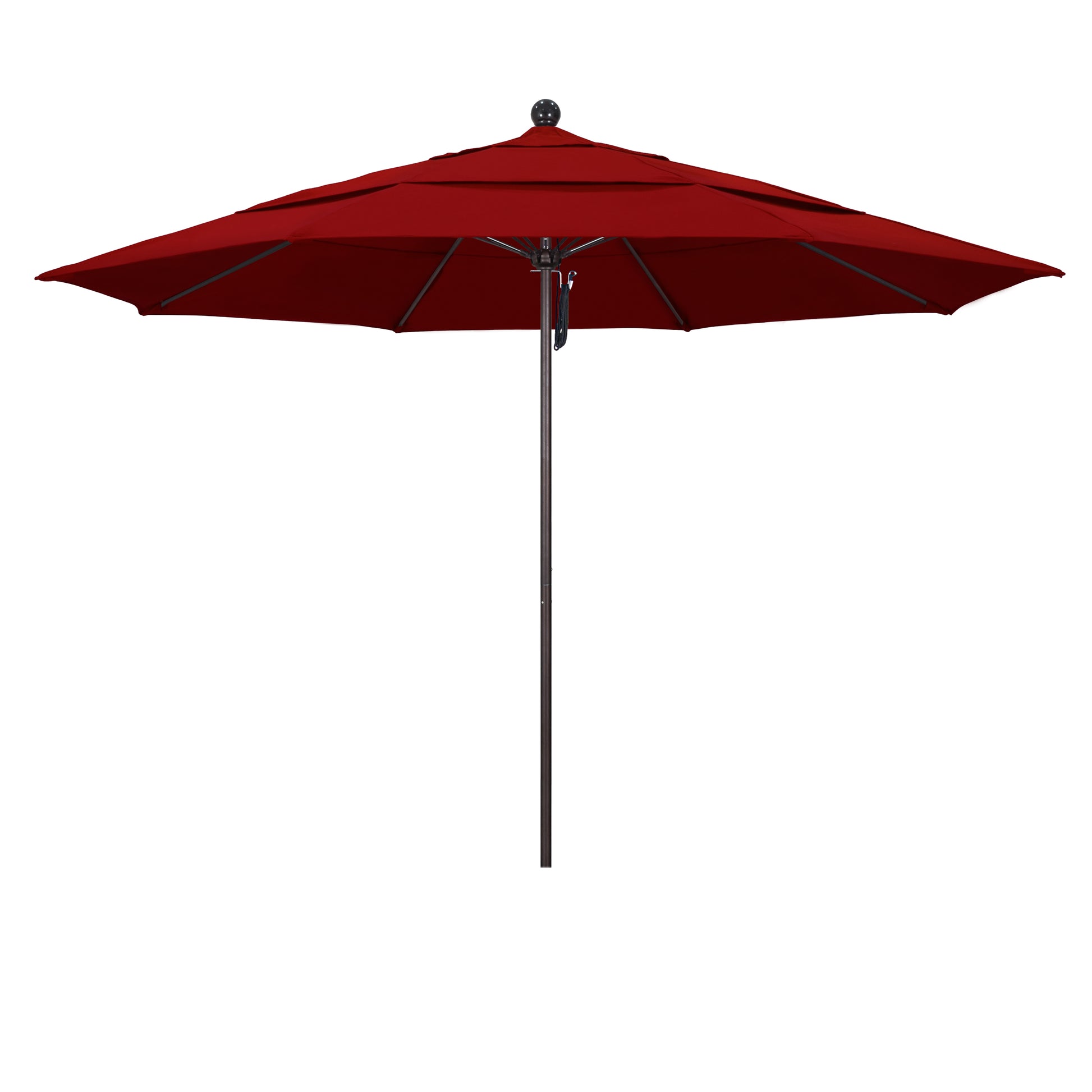 CasaFoyer 11' Commercial-Grade Umbrella | Sturdy Aluminum Frame | Fiberglass Ribs | Pulley Lift System | Extended 3-Year Warranty | Ideal for Residential & Commercial Use