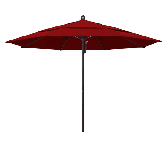 CasaFoyer 11' Commercial-Grade Umbrella | Sturdy Aluminum Frame | Fiberglass Ribs | Pulley Lift System | Extended 3-Year Warranty | Ideal for Residential & Commercial Use