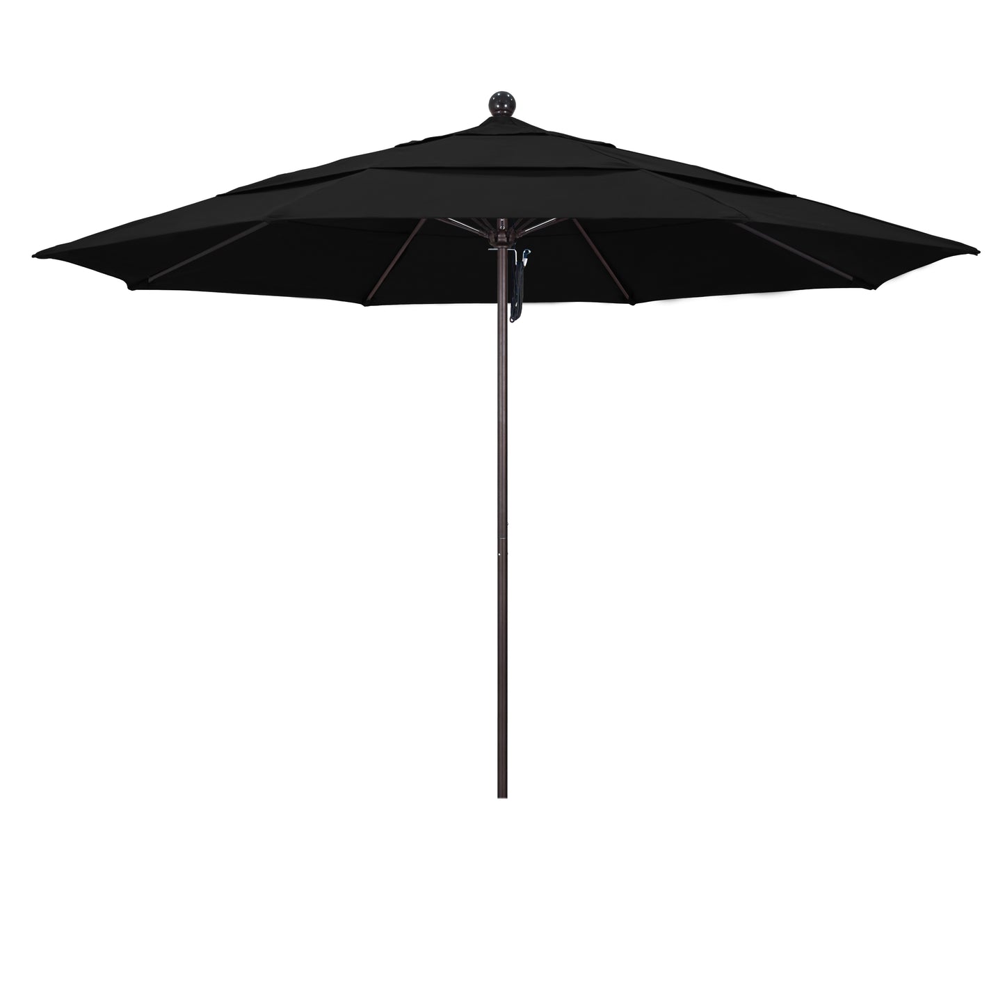 CasaFoyer 11' Commercial Grade Patio Umbrella with Heavy Duty Construction, Aluminum Frame, Fiberglass Ribs, and 3-Year Warranty